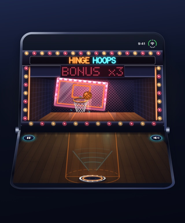 The final fifteen seconds: the backboard red and tilted, BONUS x3 lit across the scoreboard, a ball rising toward the rim.